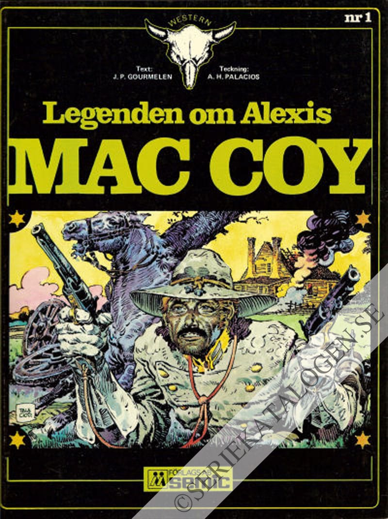 Framsida på Mac Coy Legenden om Alexis (1978)