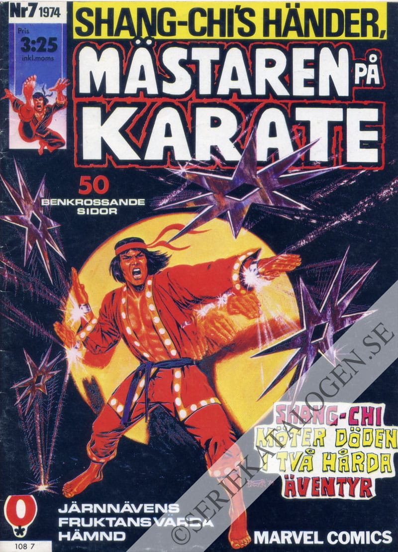 Framsida på Shang-Chi's händer, Mästaren på karate #7 (1974)