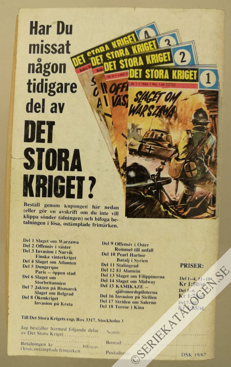 Baksida på Stormingen av Monte Cassino (1967)