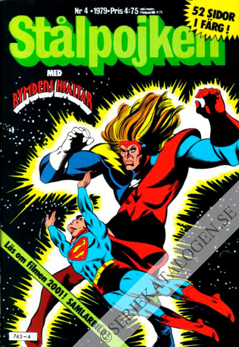 Framsida på Stålpojken #4 (1979)