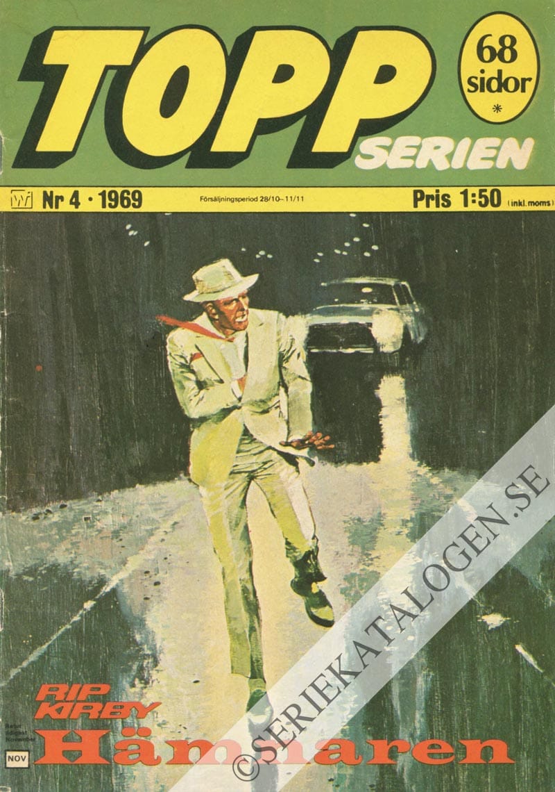 Framsida på Toppserien #4 (1969)