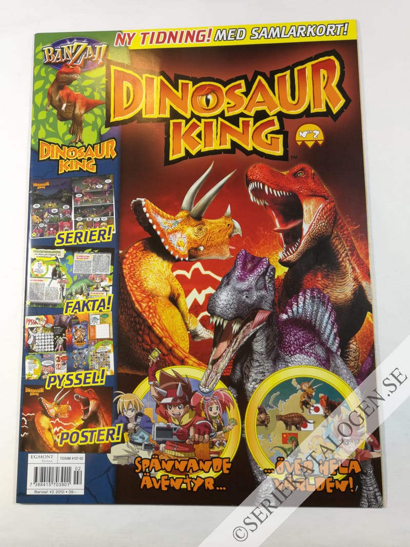 Framsida på Banzai! Dinosaur king (2010)