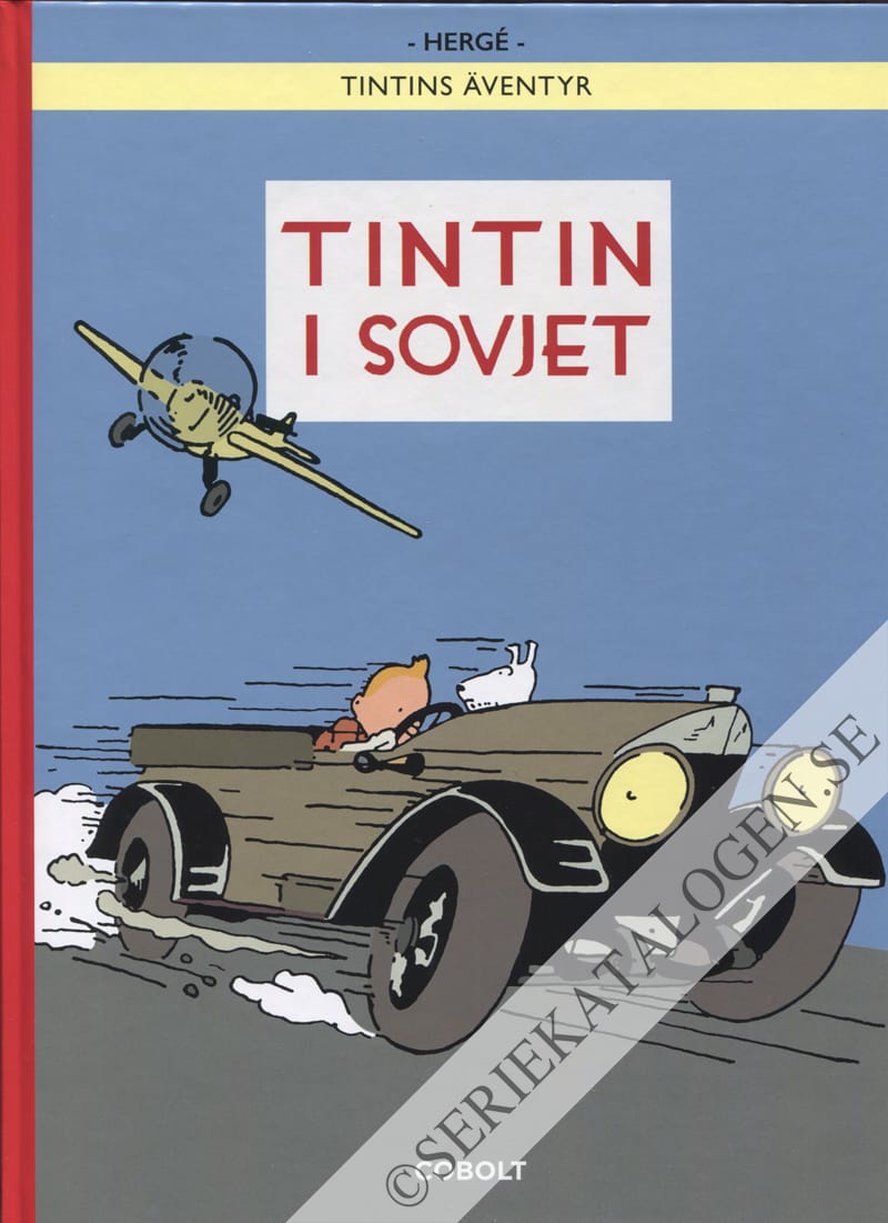 Framsida på Tintins äventyr #1 - Tintin i Sovjet (2022) (variant)