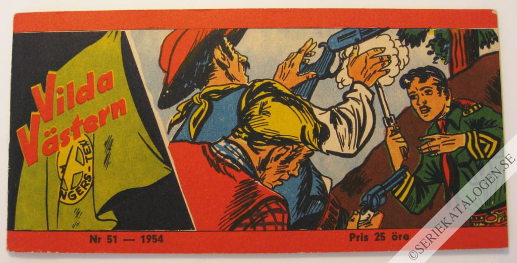 Framsida på Vilda Västern #51 (1954)