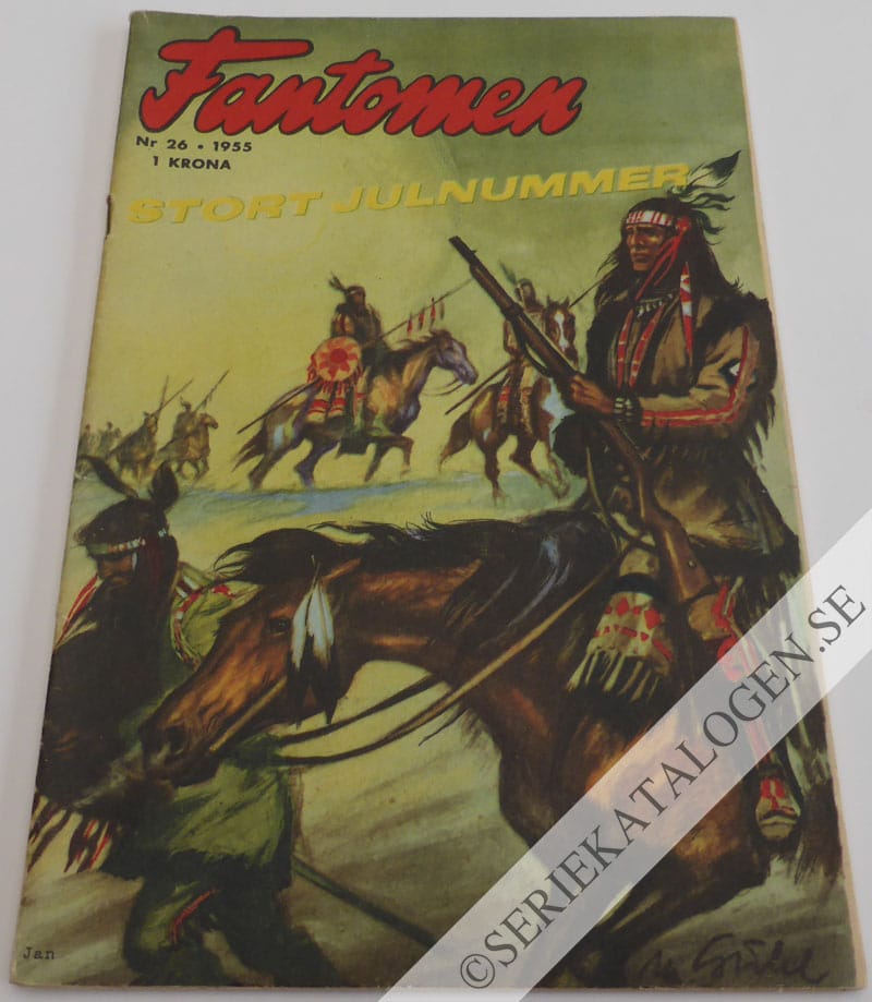 Framsida på Fantomen #26 (1955)