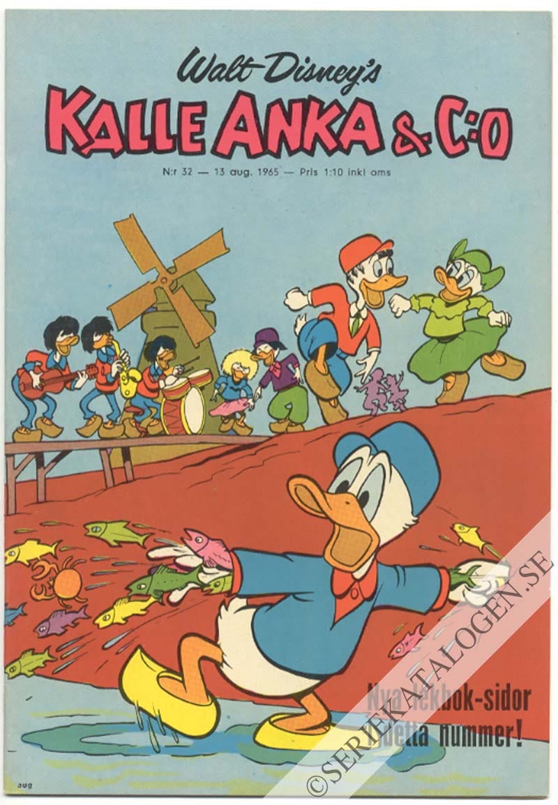 Framsida på Kalle Anka & C:o #32 (1965)