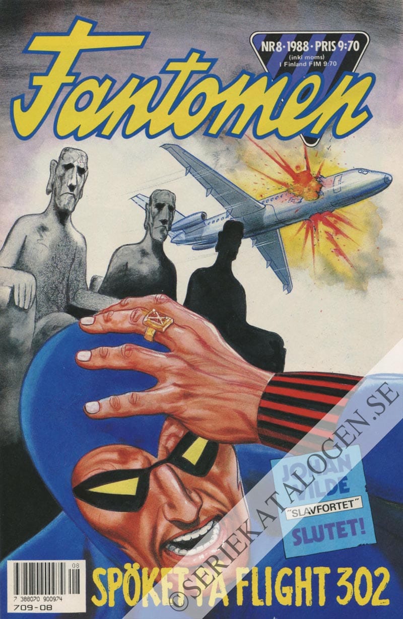 Framsida på Fantomen #8 (1988)