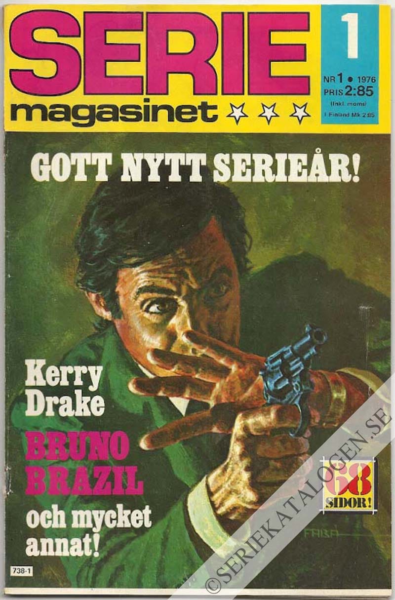 Framsida på Seriemagasinet #1 (1976)