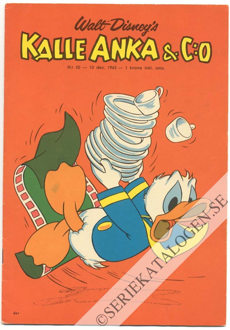 Framsida på Kalle Anka & C:o #50 (1963)