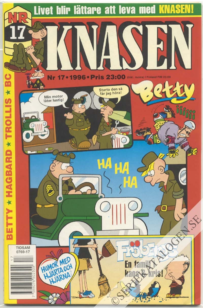 Framsida på Knasen #17 (1996)