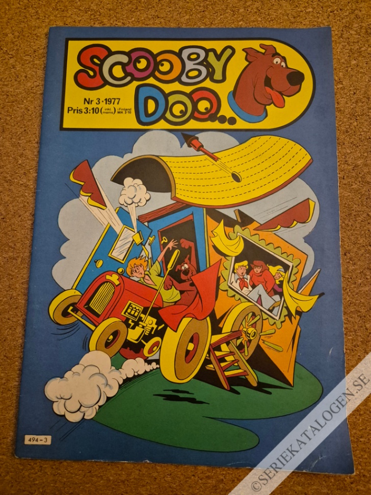 Framsida på Scooby Doo #3 (1977)