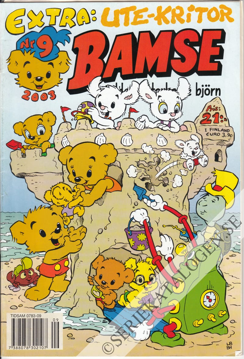 Framsida på Bamse #9 (2003)