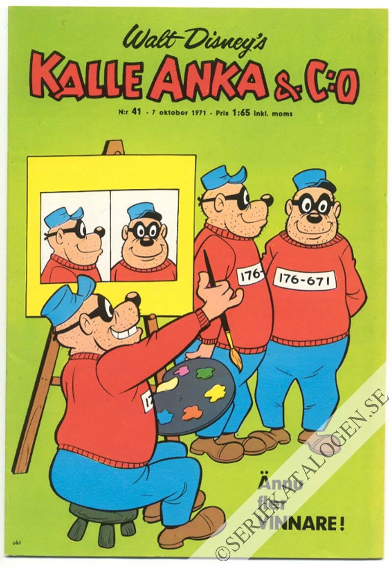 Framsida på Kalle Anka & C:o #41 (1971)