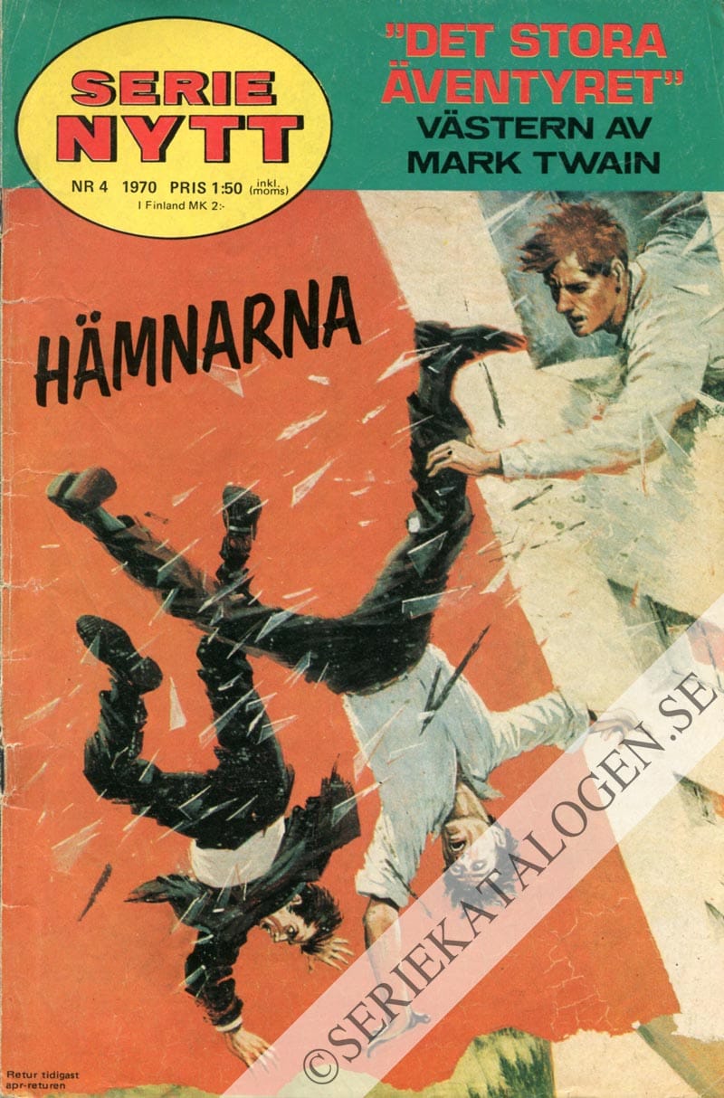 Framsida på Serie-Nytt #4 (1970)