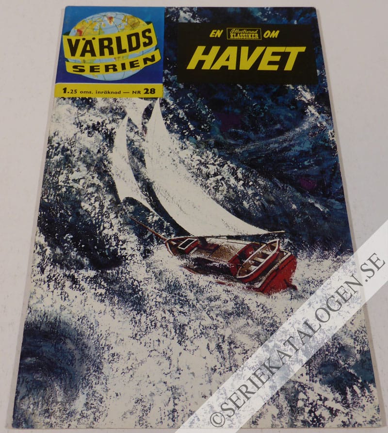 Framsida på Världsserien Havet (1962)