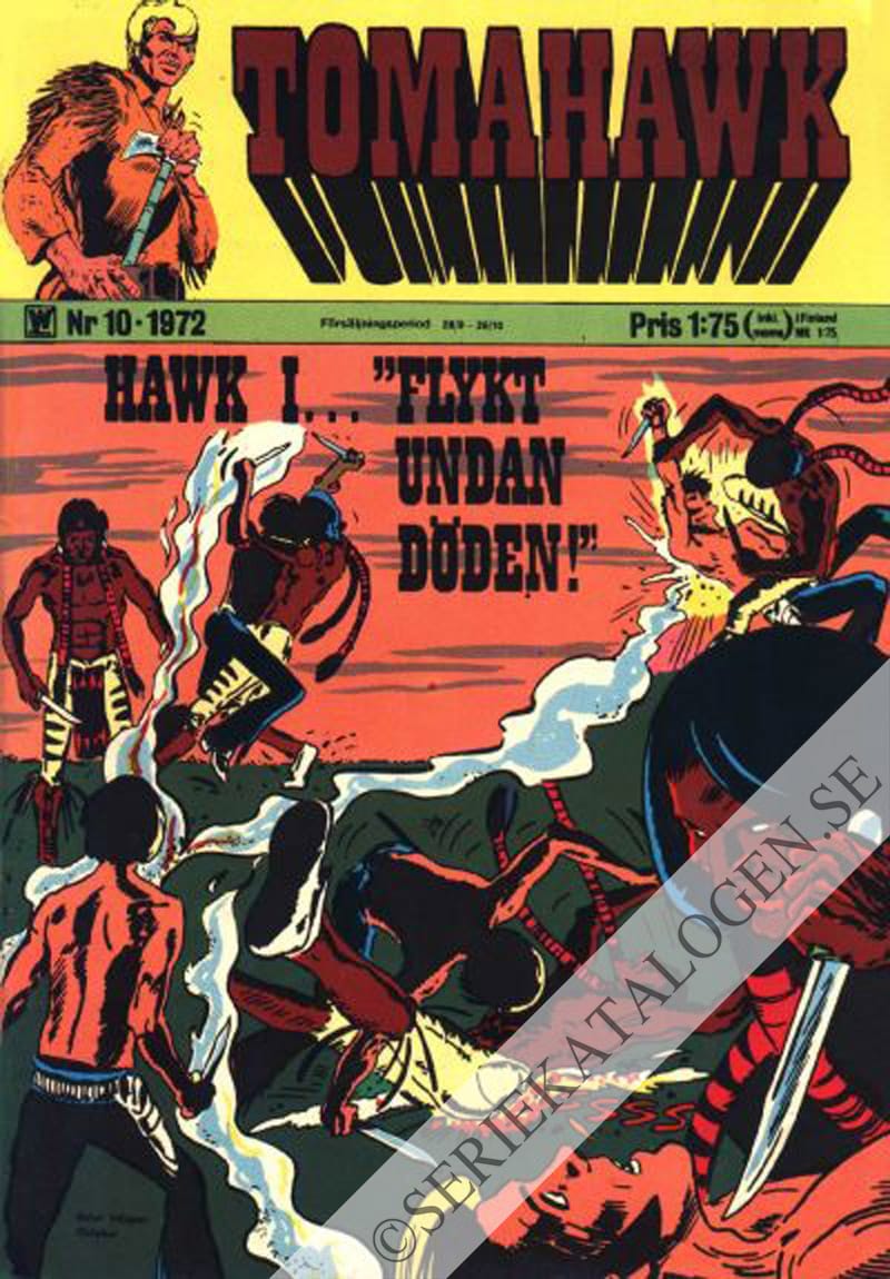 Framsida på Tomahawk #10 (1972)