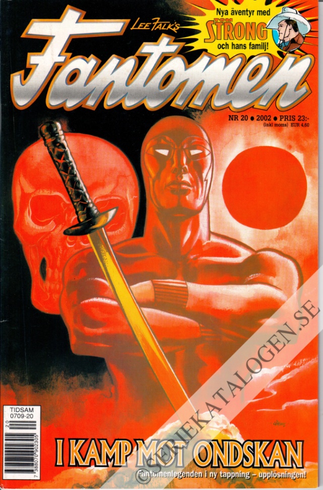 Framsida på Fantomen #20 (2002)
