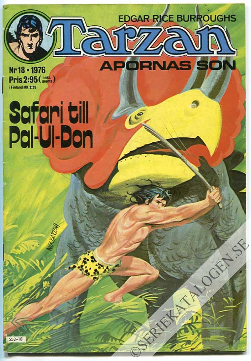 Framsida på Tarzan #18 (1976)