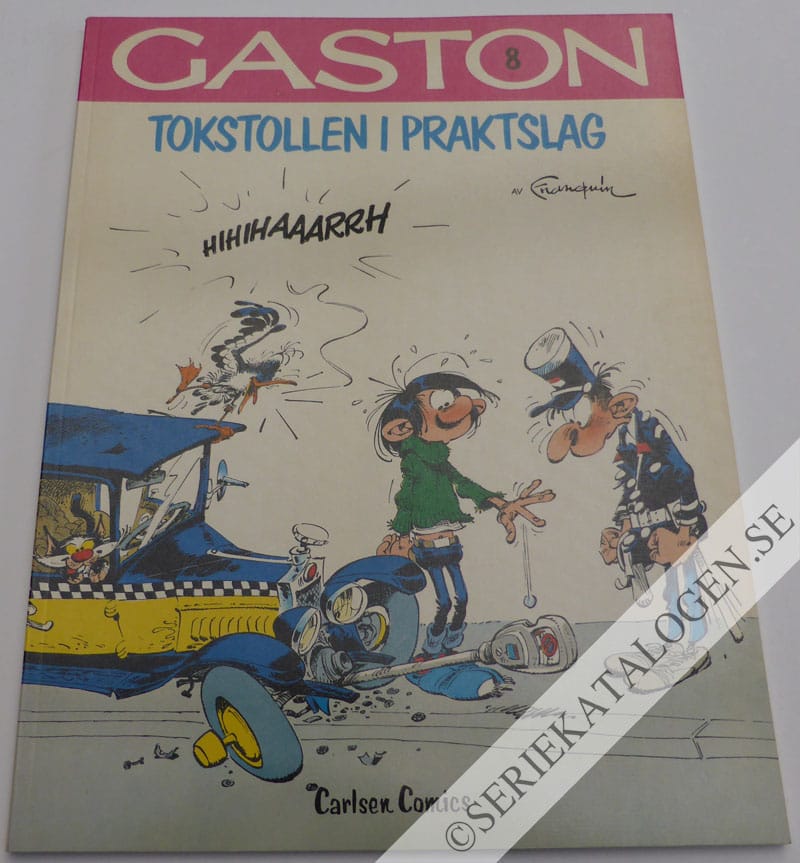 Framsida på Gaston Tokstollen i praktslag (1979)