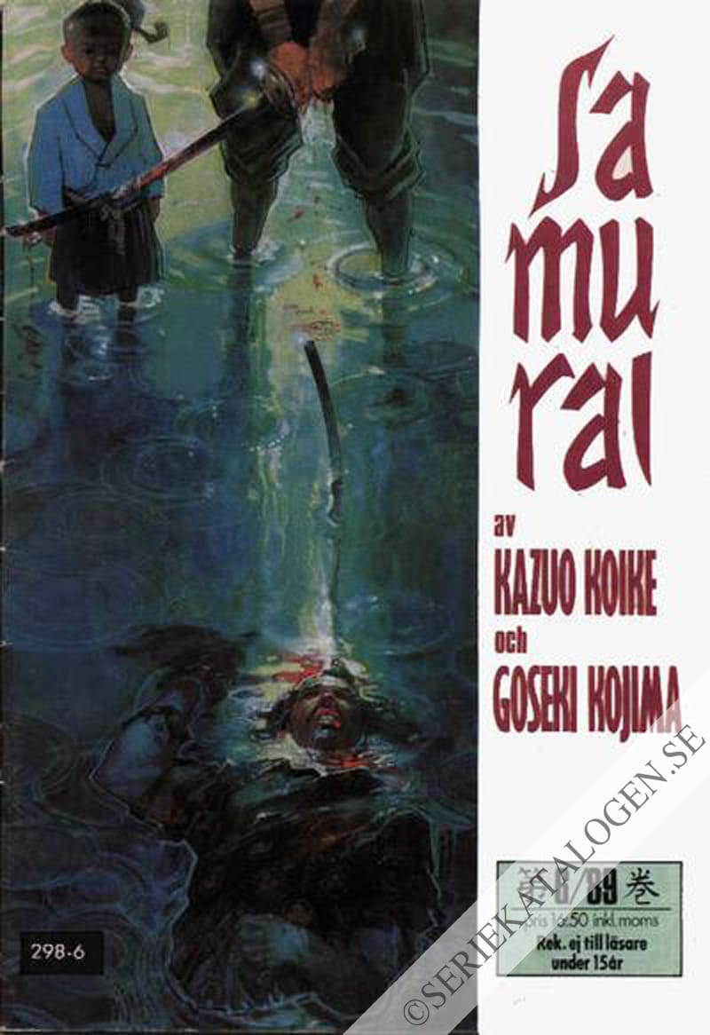 Framsida på Samurai #6 (1989)