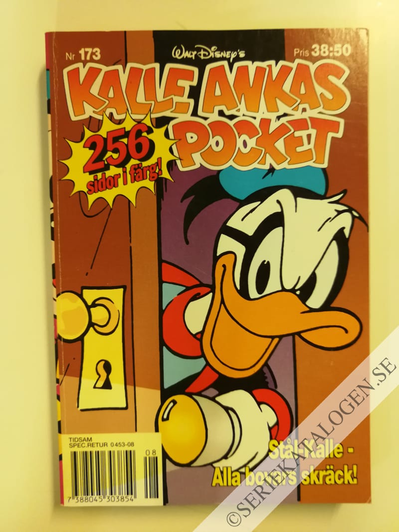 Framsida på Kalle Ankas pocket #173 - Stål-Kalle - alla bovars skräck! (1994)