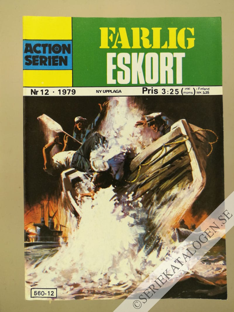 Framsida på Actionserien Farlig eskort (1979)