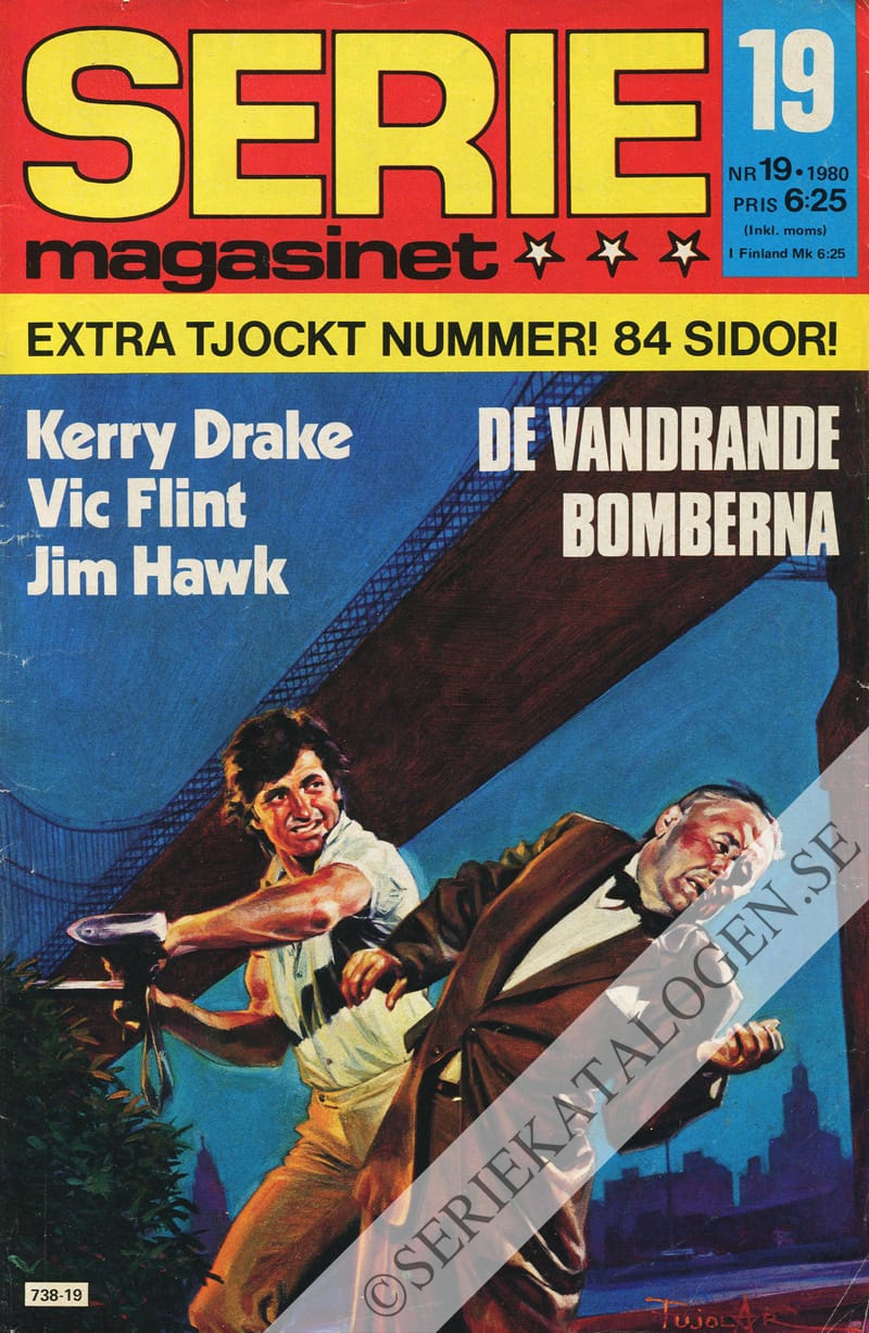 Framsida på Seriemagasinet #19 (1980)