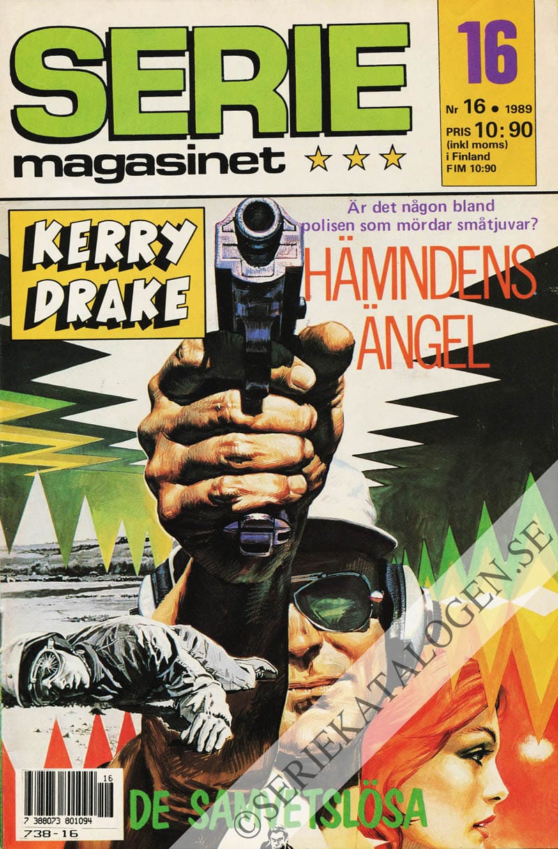 Framsida på Seriemagasinet #16 (1989)