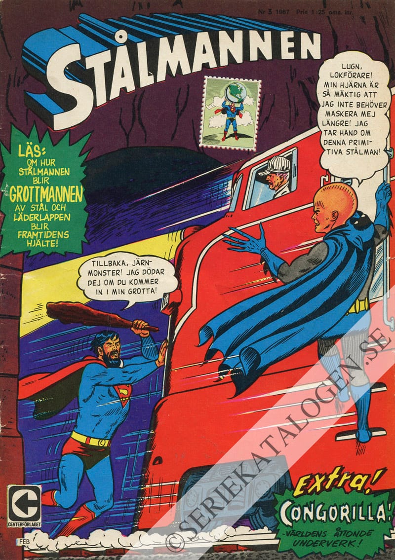 Framsida på Stålmannen #3 (1967)