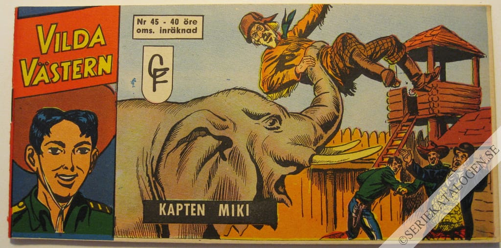 Framsida på Vilda Västern #45 (1963)