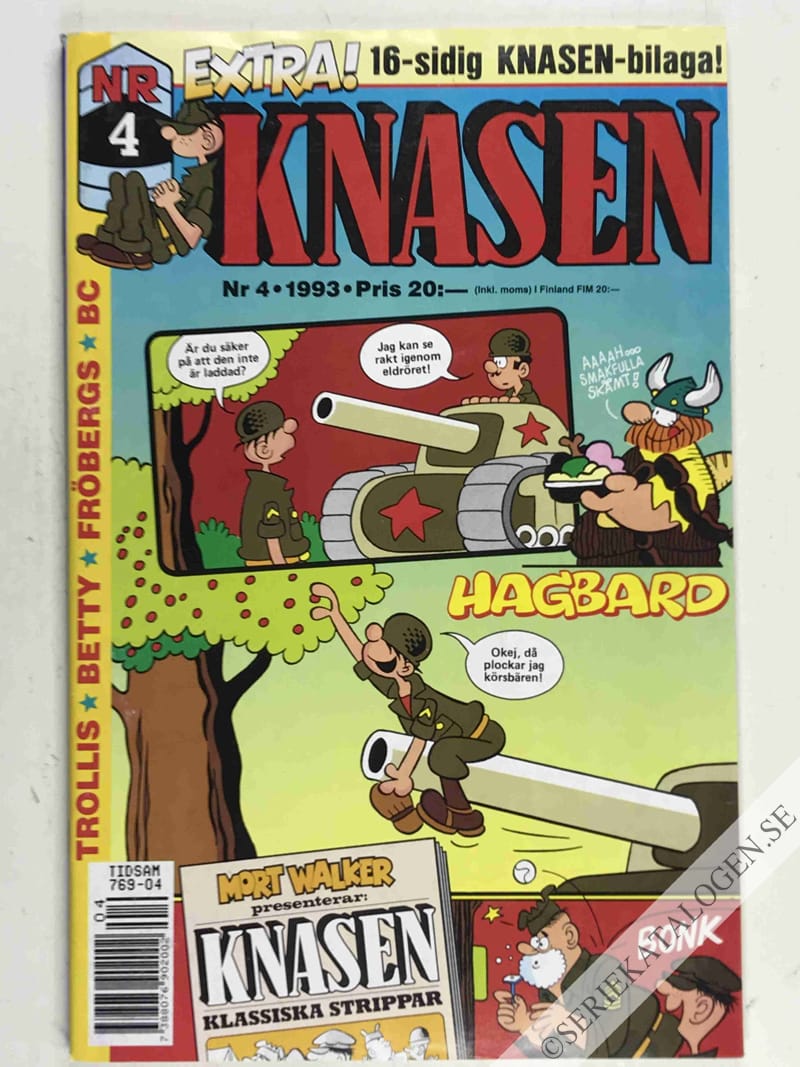 Framsida på Knasen #4 (1993)