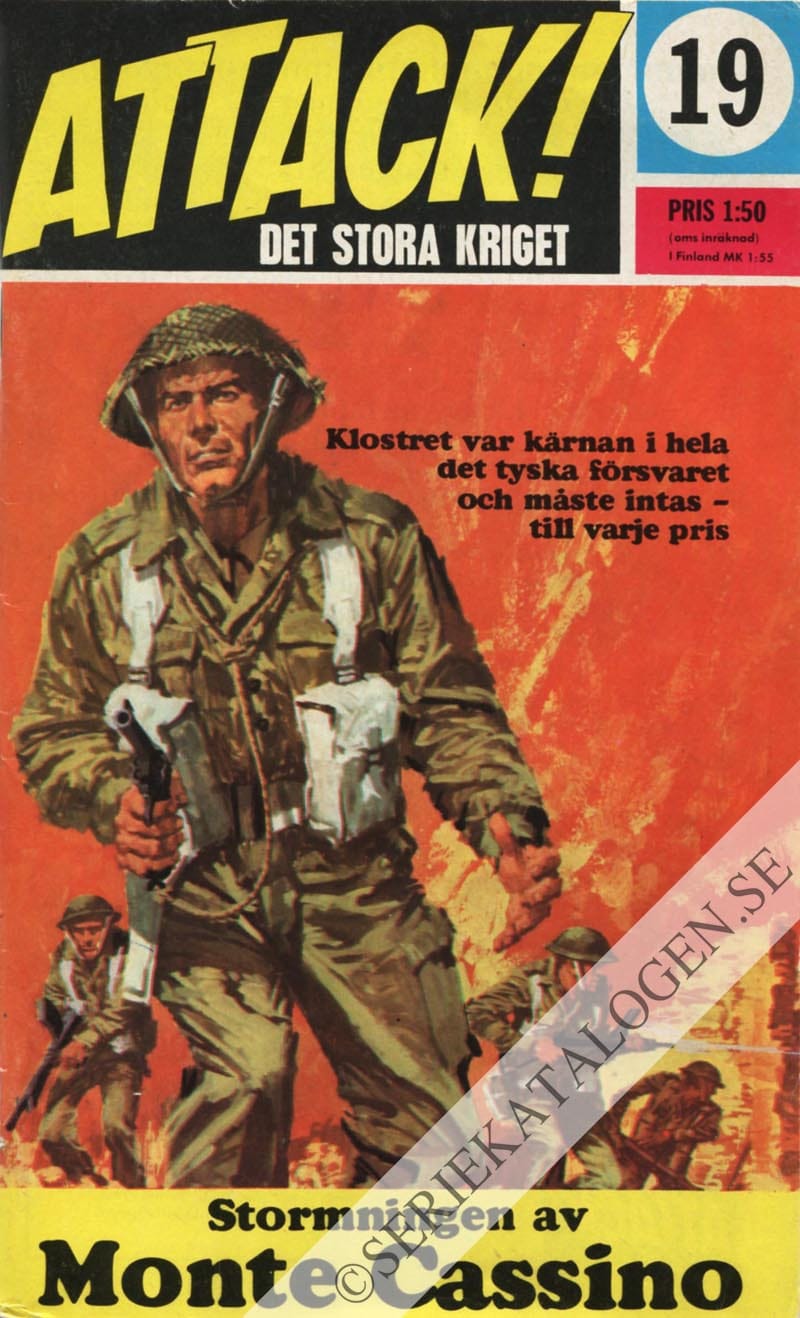 Framsida på Attack Stormingen av Monte Cassino (1967)