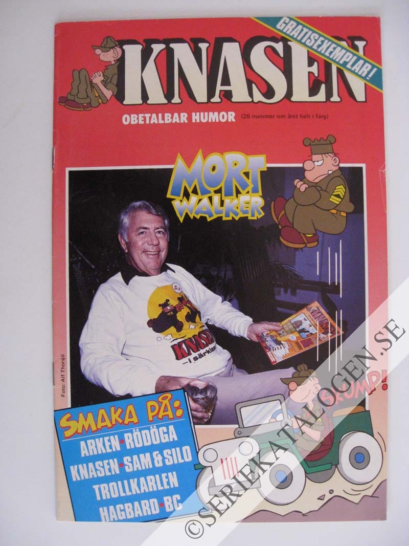 Framsida på Knasen - gratisexemplar # (1987)