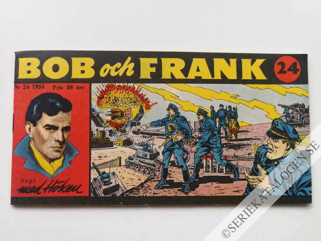 Framsida på Bob och Frank #24 (1954)