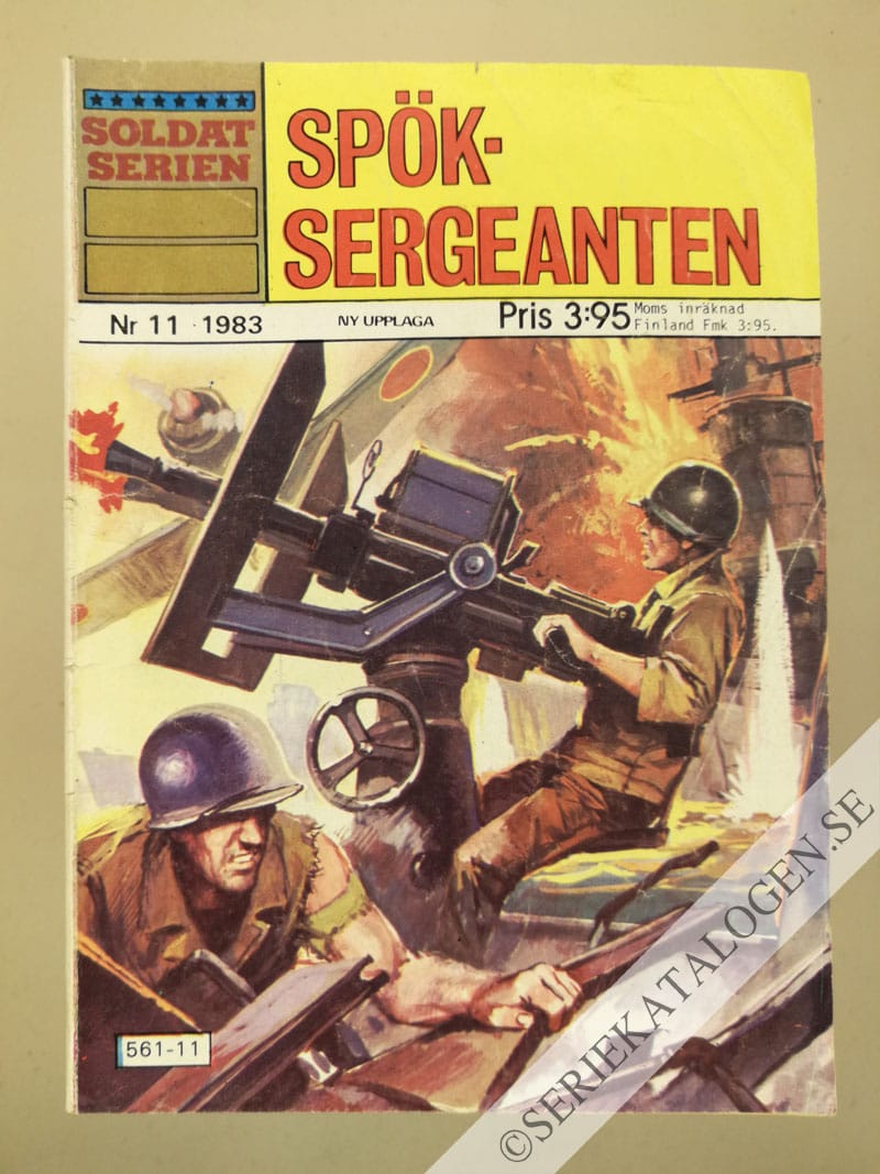 Framsida på Soldatserien #11 - Spöksergeanten (1983)