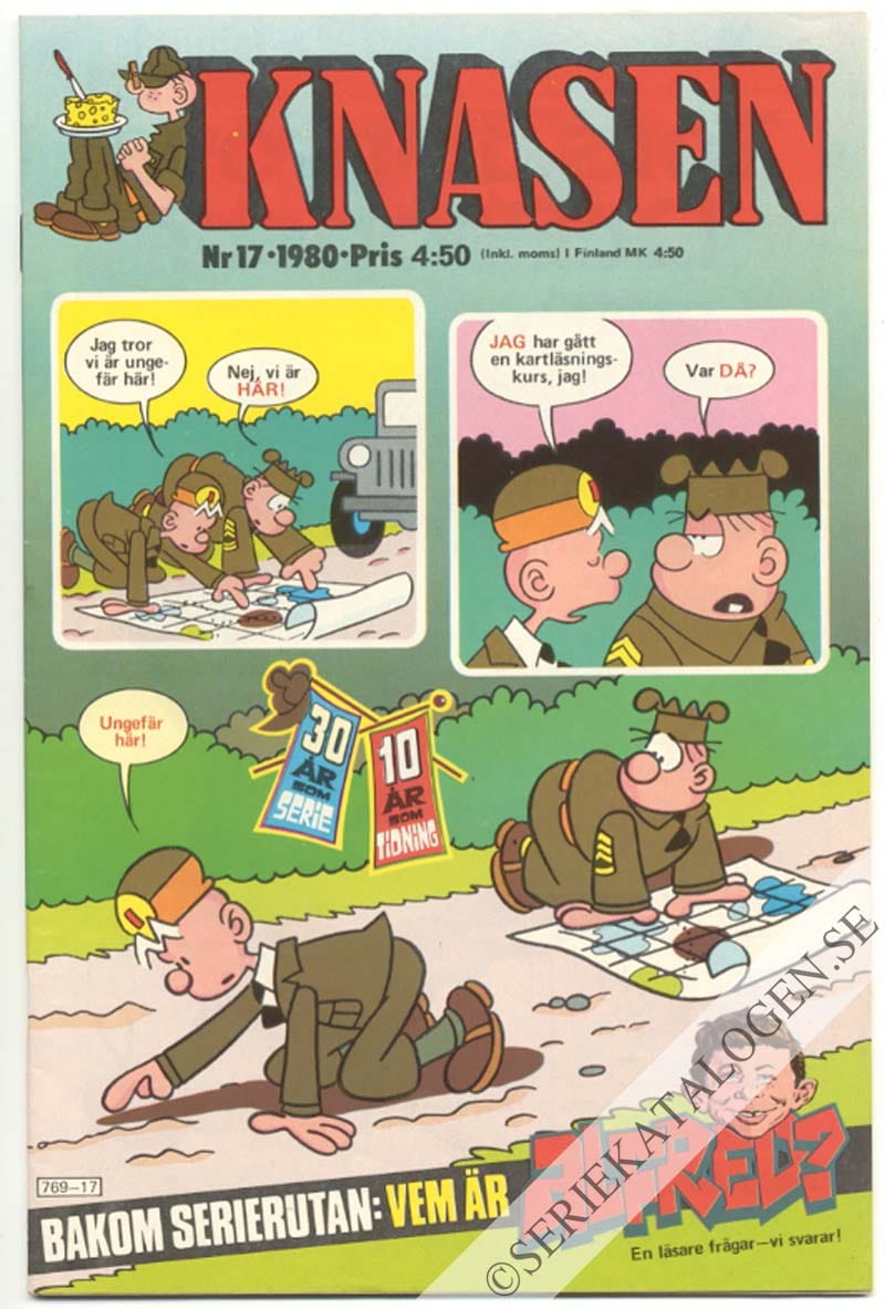 Framsida på Knasen #17 (1980)