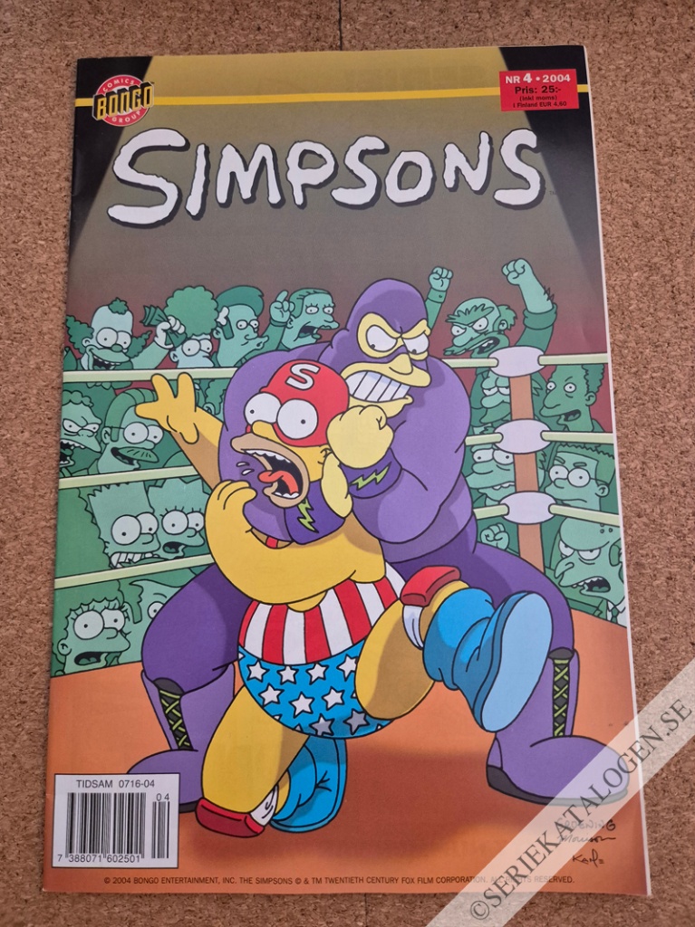 Framsida på Simpsons #4 (2004)