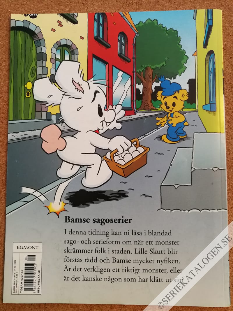 Baksida på Monstret i staden (2018)