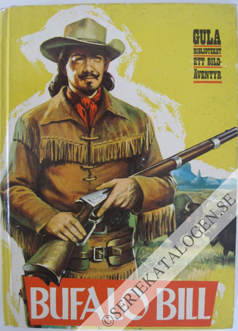 Framsida på Gula biblioteket Bufalo Bill (1962)
