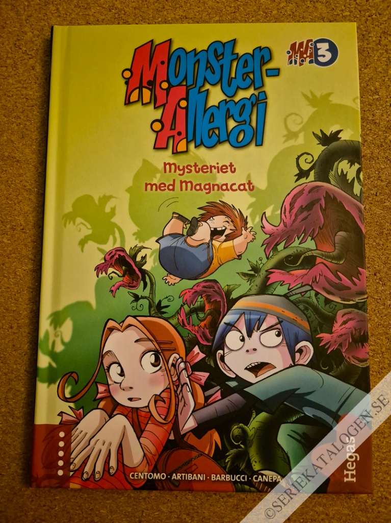 Framsida på Monster-allergi Mysteriet med Magnacat (2019)