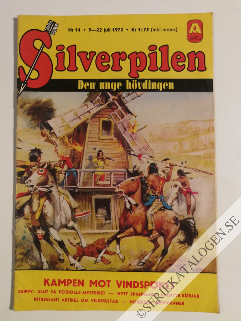 Framsida på Silverpilen #14 (1973)
