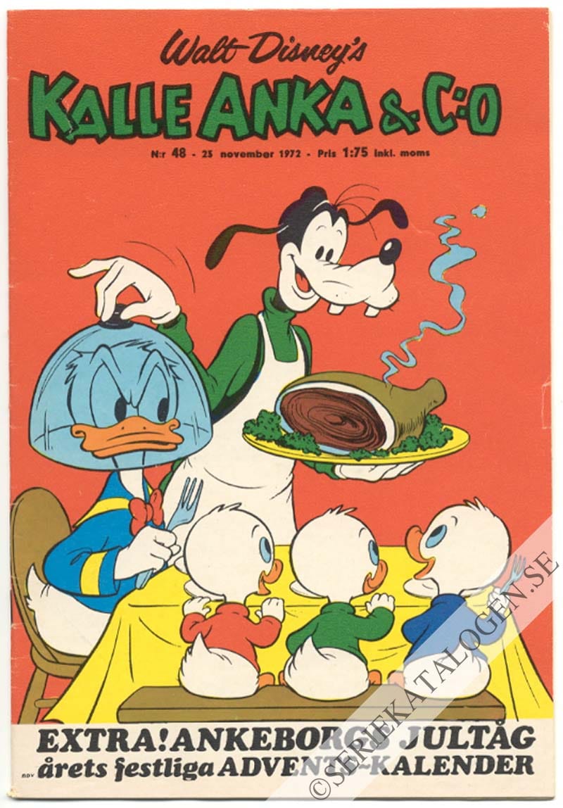 Framsida på Kalle Anka & C:o #48 (1972)