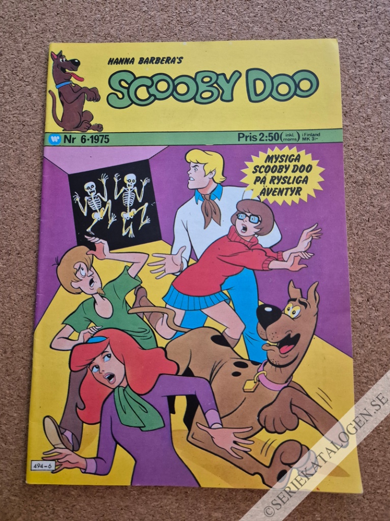 Framsida på Scooby Doo #6 (1975)