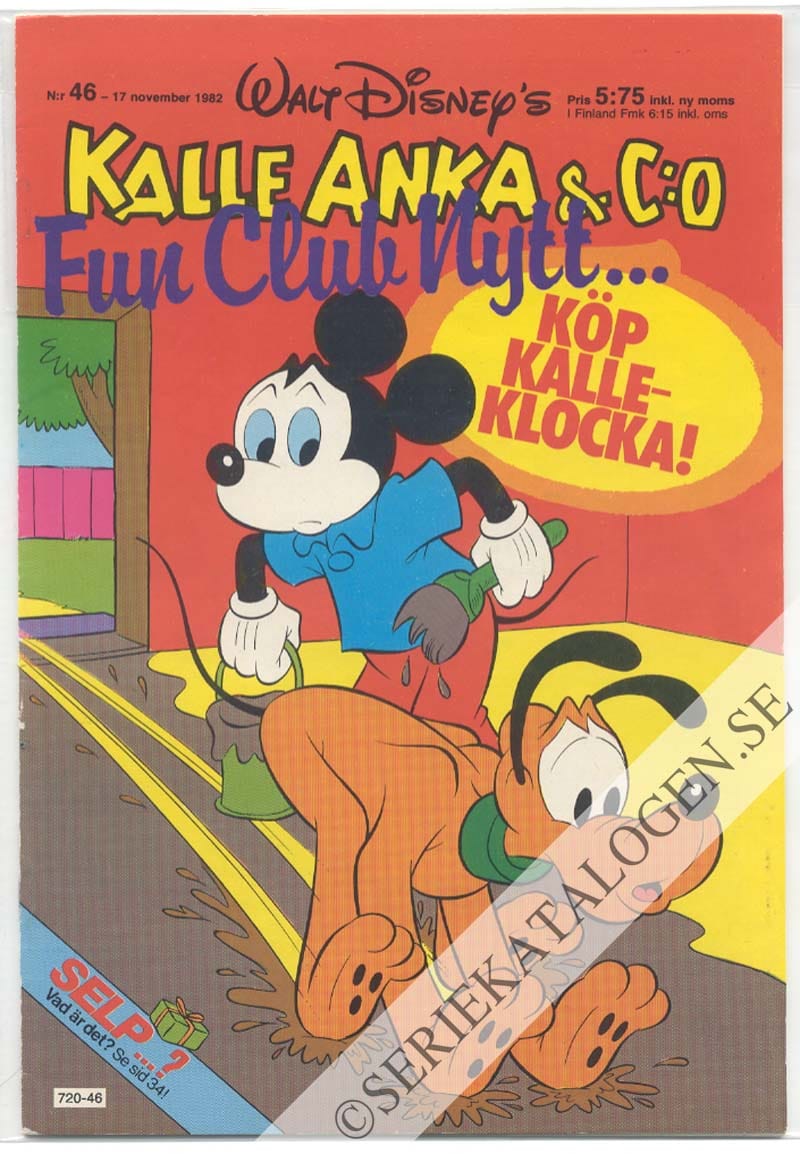Framsida på Kalle Anka & C:o #46 (1982)
