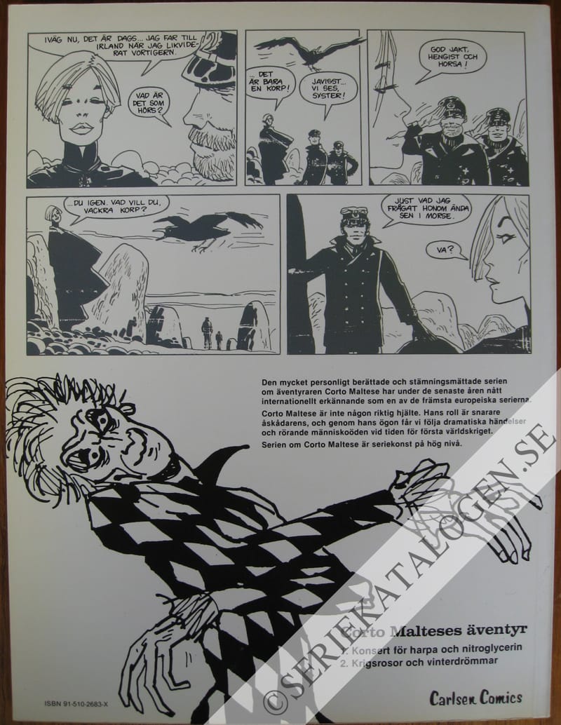 Baksida på Krigsrosor och vinterdrömmar (1981)