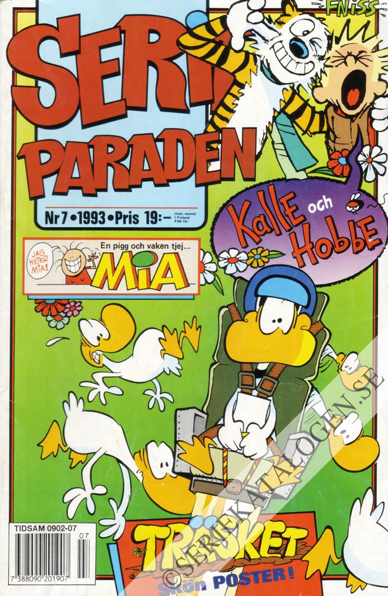Framsida på Serie-paraden #7 (1993)