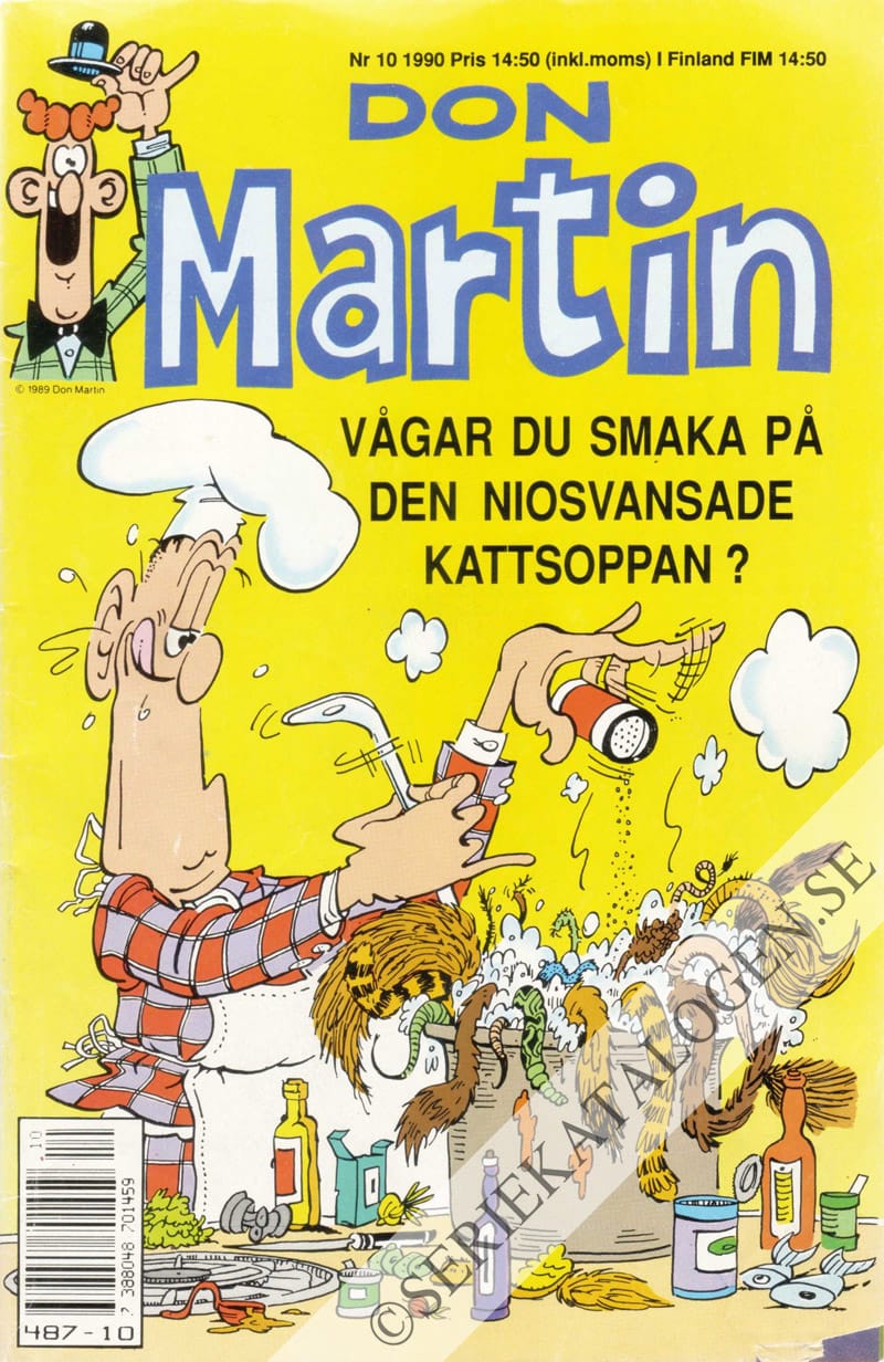 Framsida på Don Martin #10 (1990)