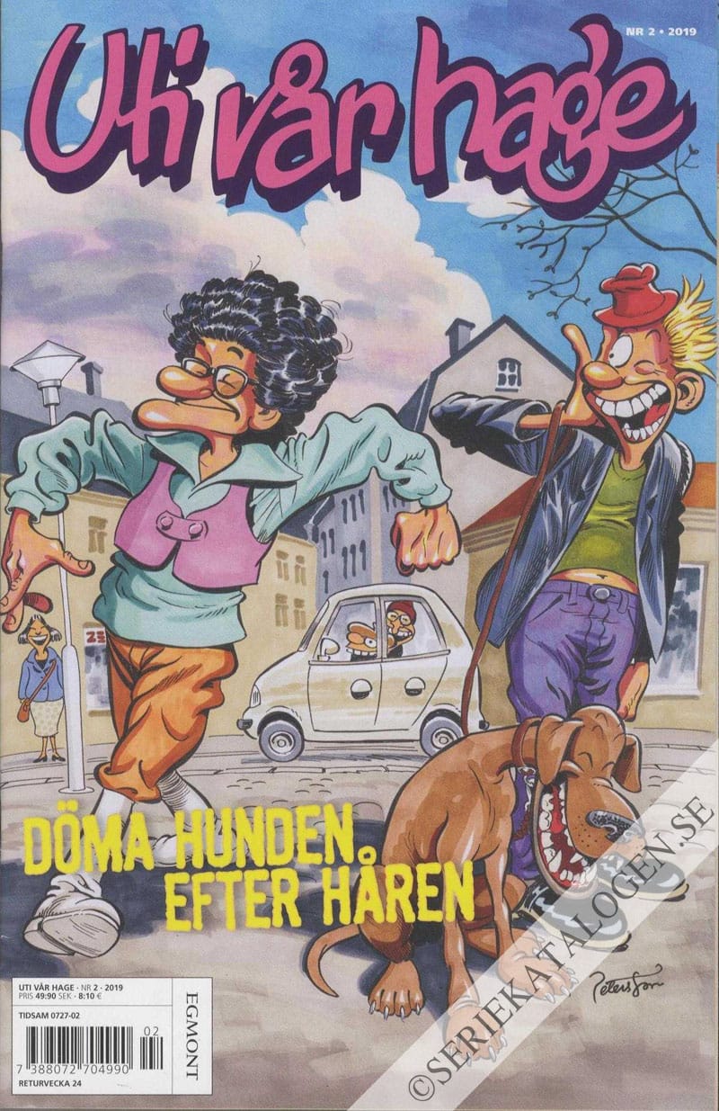 Framsida på Uti vår hage #2 - Döma hunden efter håren (2019)