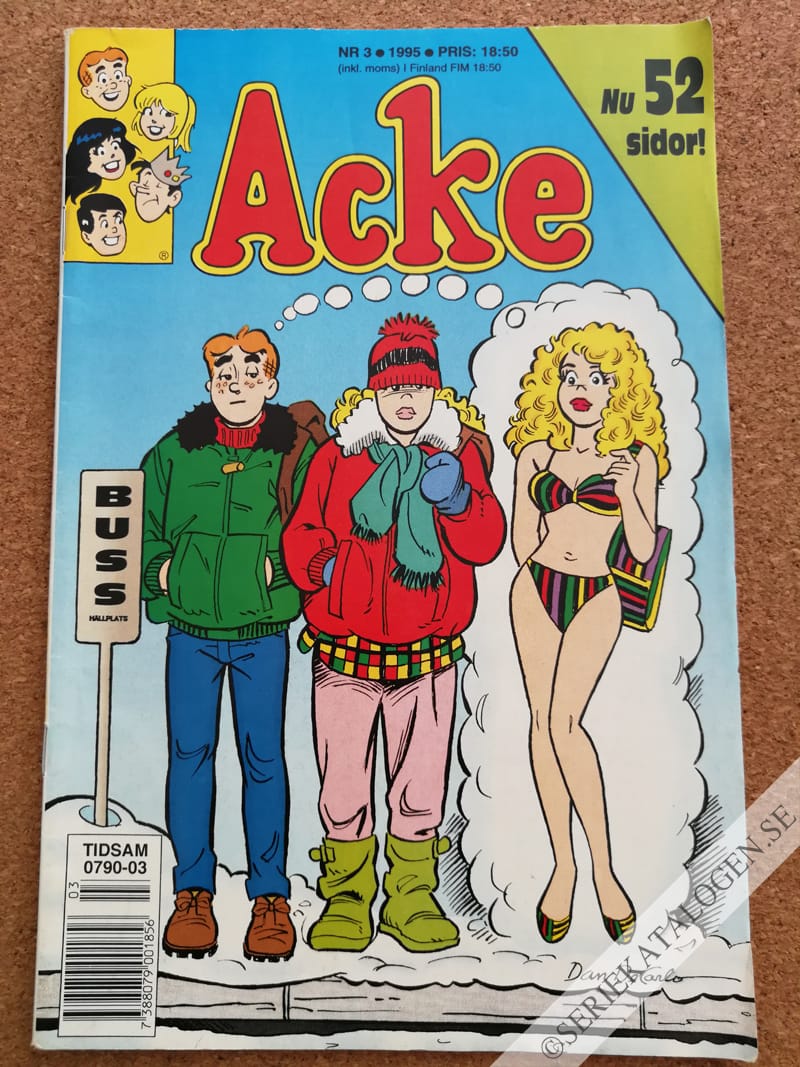 Framsida på Acke #3 (1995)