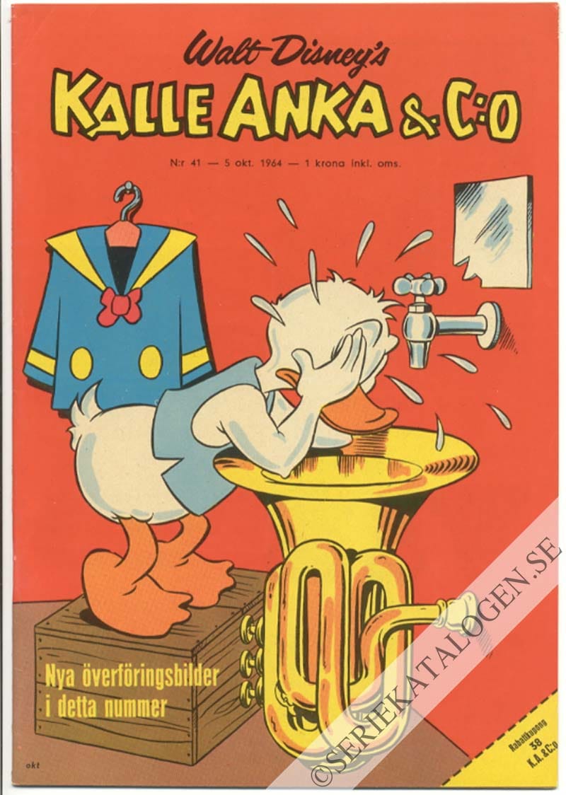 Framsida på Kalle Anka & C:o #41 (1964)